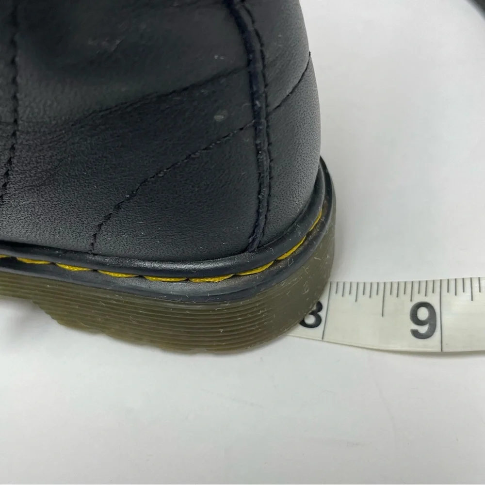 Dr.Martens Boys Boots Size US 11 Black Lace Up‎ Bouncing Soles Side Zip Winter
